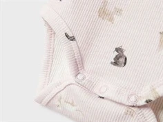 Name It body lys violet med katteprint